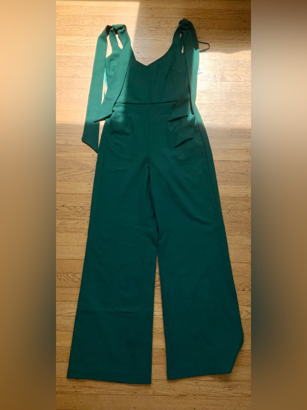 Gianni Bini Wide-Leg Jumpsuit in Teal Green
